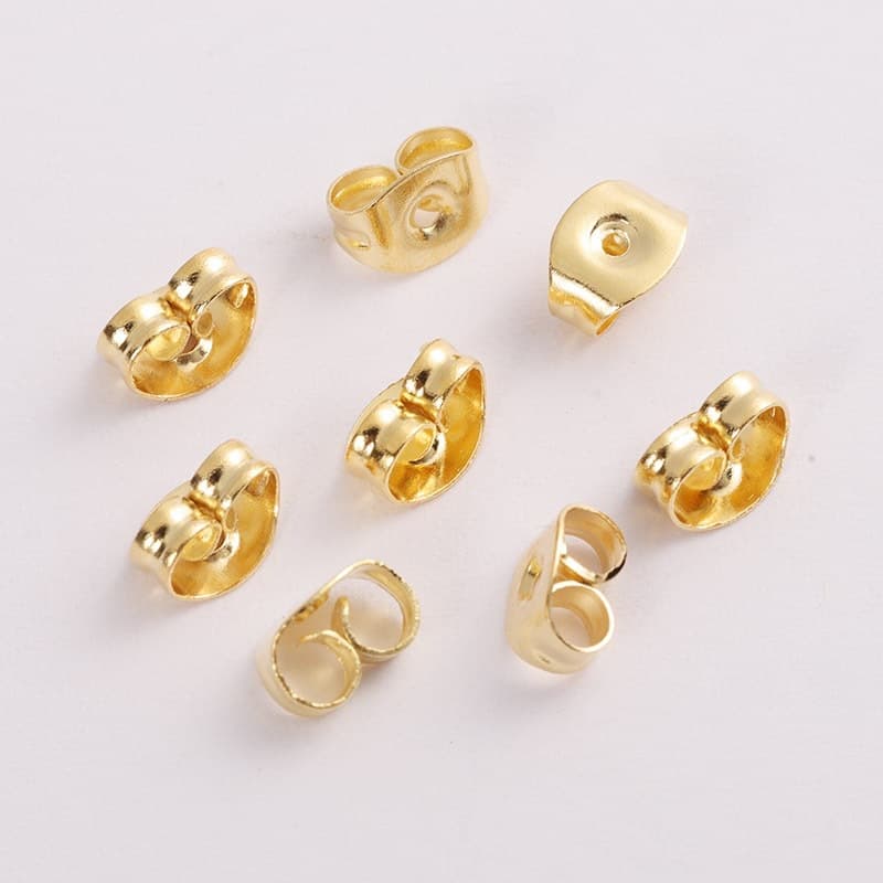 Japanese and Korean Simple Butterfly Ear Plugs Ear Caps DIY Earrings Accessories Material Manufacturers Wholesale Direct Sales